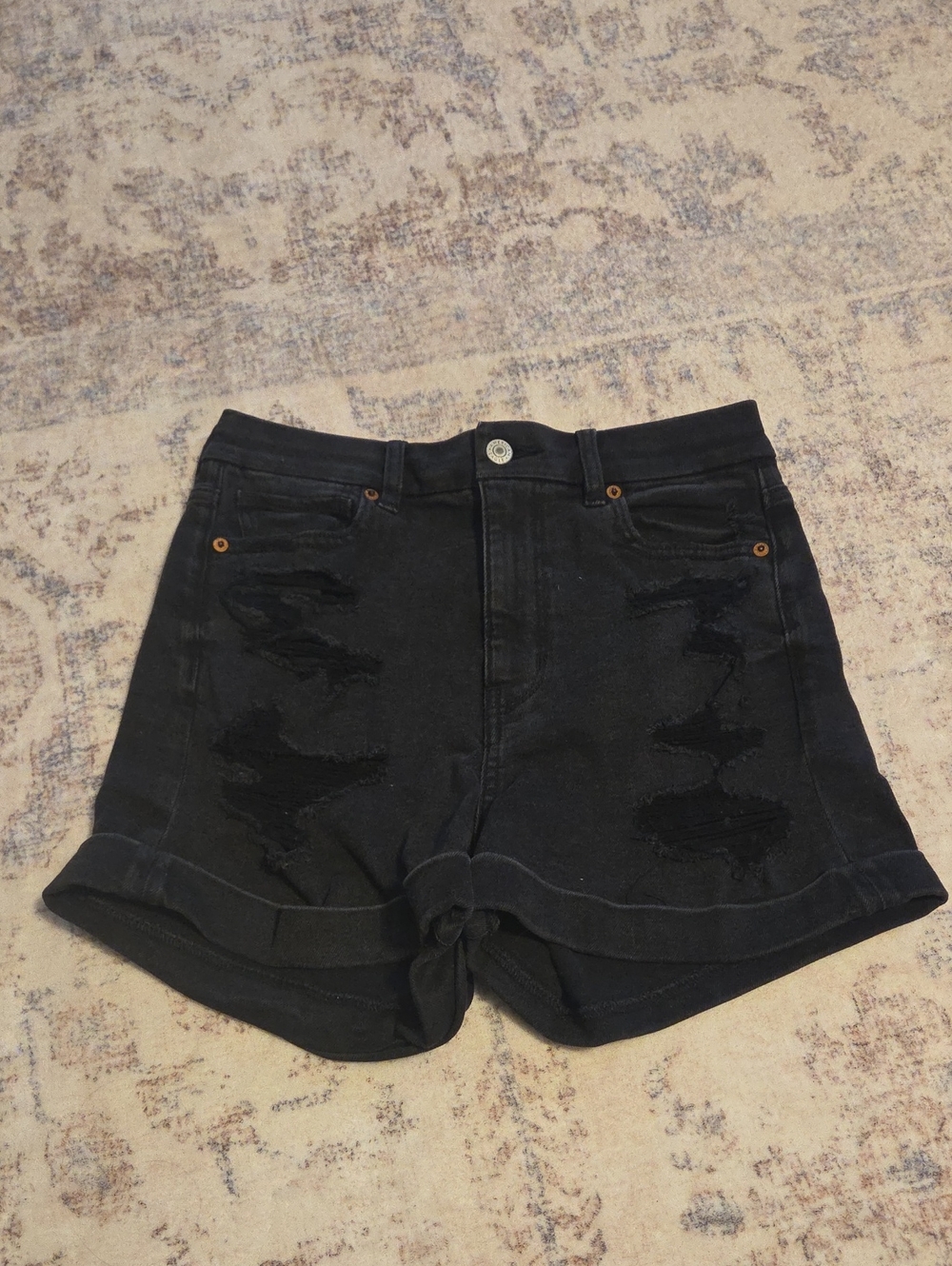 AE Curvy Mom Shorts Black